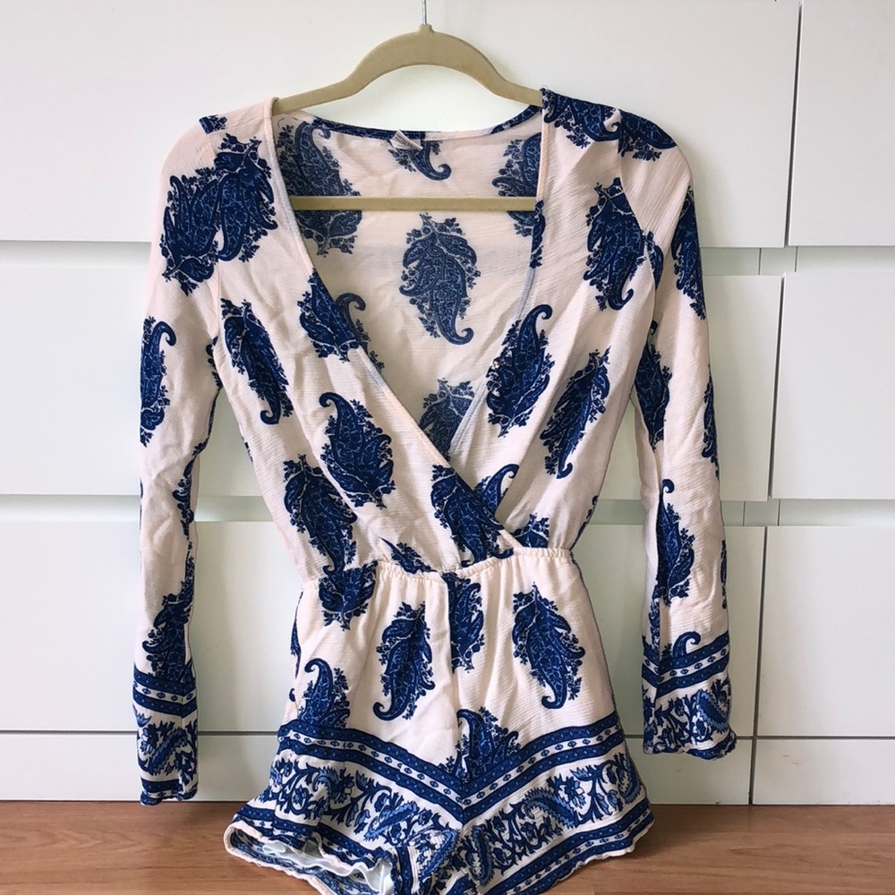 Long sleeve romper